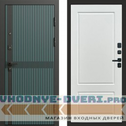 Дверь входная Termo Door ГРАУНД Velutto Verde Бетон Марсель Белый софт Дверь входная Termo Door ГРАУНД Velutto Verde Бетон Марсель Белый софт
